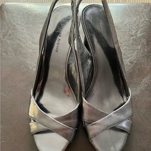 Charcoal grey heels size 7.5